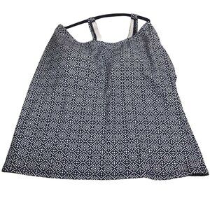 Kona Sol Womens Size Small Tankini Swim Top Black White New Without Tags